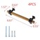 T Tulead 4PCS Wood Cabinet Handles Pulls Adjustable Hole Drawer Handles Max Hole Center 5Inch