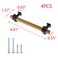 T Tulead 4PCS Wood Cabinet Handles Pulls Adjustable Hole Drawer Handles Max Hole Center 5Inch