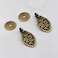 Tiazza 2Pcs Chinese Style Vintage Furniture Drawer Windows Thickened Brass Pulls Handle Jewelry Box Wardrobe Door Small Handle Antique Bronze