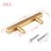 Tighall 2PCS Gold Square Drawer Handle Modern Cabinet Pulls Bar Ladder Pull Shower Glass Sliding Barn Door Handle Furniture Hardware 47 Length 25 Hole Center