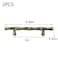 Tighall 2PCS Zinc Alloy Bamboo Shape Drawer Handle Pull 3inch Hole Distance Bronze Solid Door Pulls with Screws for Bathroom Kitchen Office Cabinet Drawer