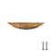 Tighall Half Moon Drawer Cabinet Pulls Drawer Pulls Retro Dresser Handles 38 Hole Distance with Engraved Pattern Kitchen Handles Antique Cupboard Door Handles Brown4pcs