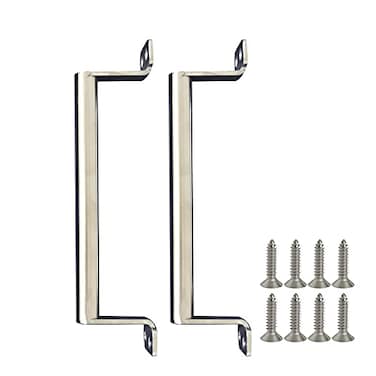 Tokatuker 2 Pack Door Pull 712 inches19cm Stainless Steel Kitchen Bathroom Tube Handle Medium