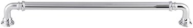 Top Knobs TK325PC Chareau Collection 9 Inch Reeded Pull Polished Chrome