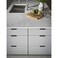 Top Knobs TK501BSN Mercer Collection 3 Europa Tab Pull Brushed Satin Nickel
