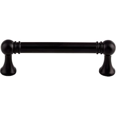 Top Knobs TK802BLK Serene Collection 334 Kara Pull Flat Black