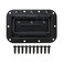 Tsnamay 634Inch Black Spring Loaded Handle Heavy Duty Handle for Toolbox Chest Case with Rubber Grip Surface Mounted2 Pack