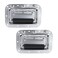 Tsnamay 634Inch Silver Spring Loaded Handle Heavy Duty Handle for Toolbox Chest Case with Rubber Grip Surface Mounted2 Pack