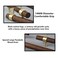 Tsnamay Drawer 551140mm Pulls Brass Walnut Kitchen Wardrobe Cabinet Hardware Pull Handle with Screw 2Pcs