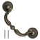 Uenhoy 4 Pack Bronze Bail Handle Drop Pulls 94mm37 Hole Center Vintage Drop Bail Pulls Antique Cabinet Drawer Pull Handles 476 Total Length