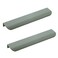 UTALIND Finger Concealed Pulls for Cabinets 2Pcs Finger Edge Pulls Handles Closet Pulls Hand Handles Drawer Cabinet Pulls Handles Modern Green Length 200mm8inch