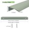 UTALIND Finger Concealed Pulls for Cabinets 2Pcs Finger Edge Pulls Handles Closet Pulls Hand Handles Drawer Cabinet Pulls Handles Modern Green Length 200mm8inch