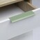 UTALIND Finger Concealed Pulls for Cabinets 2Pcs Finger Edge Pulls Handles Closet Pulls Hand Handles Drawer Cabinet Pulls Handles Modern Green Length 200mm8inch