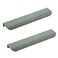 UTALIND Finger Concealed Pulls for Cabinets 2Pcs Finger Edge Pulls Handles Closet Pulls Hand Handles Drawer Cabinet Pulls Handles Modern Green Length 200mm8inch