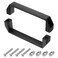 uxcell 2 Pack Rectangular Pull Handle 180mm71 Hole Center Aluminium Alloy Door Handle Modern Drawer Pull for Drawer Cabinets Gate Garages Black
