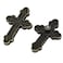 uxcell Dresser Cabinet 60mmx39mmx13mm Retro Style Cross Shaped Pull Handles Knob 6pcs