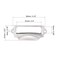 uxcell Label Holder Pull Handles Vintage Iron Label Frame Drawer Knobs for Cabinet Cupboard Silver Tone 90x41mm Pack of 8 w Screws