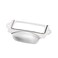 uxcell Label Holder Pull Handles Vintage Iron Label Frame Drawer Knobs for Cabinet Cupboard Silver Tone 90x41mm Pack of 8 w Screws