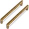 Vicycmc Antique Brass 5 Inch 128mm Hole Center Cabinet HandlesVintage Brass Brone zinc Alloy Solid Drawer pulls for DrawerCupboard WardrobeDresser 6 Pack 2401