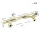 Wealrit 4 pcs Bamboo Shape Cabinet PullsHole Center 25 Inch Decorative Drawer Pulls with ScrewsBrushed Gold Bamboo Drawer Pulls