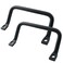 XGNG 2PCS Cabinet Hardware Furniture Pulls Metal Tray Square Handle Cutting Board Cabinet Hardware Handle Pull Metal Serving Tray Handles Fruit Trays Drawer Pulls Sliding Door Pulls