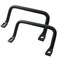XGNG 2PCS Cabinet Hardware Furniture Pulls Metal Tray Square Handle Cutting Board Cabinet Hardware Handle Pull Metal Serving Tray Handles Fruit Trays Drawer Pulls Sliding Door Pulls
