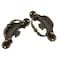 XZW Antique Bronze Antique Brass Cabinet Pulls Vintage Drawer Handles with Screws for Jewelry Box and Jewelry Box Hardware 4PCS