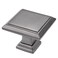 YCSJ Grey Square Cabinet Pulls 10 Pack 13 Inch Gunmetal Vintage Knobs for Kitchen Furniture Farmhouse Drawers Bathroom Vanity Hardware