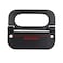 Yoohey Hitefu Yoohey 2 Pack Modern Flush Ring Pull Flush Mount Door Pull Handle 25 Inch Hole Distance Zinc Alloy Flush Recessed Handle for Cabinet Kitchen Furniture Black