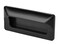 YUDTKK 2 Pack Zinc Alloy Recessed Pull Handle Container Handle Cabinet Furniture Pull Handle4310inch x 2inchBlack