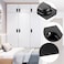 yuntop Black Sliding Closet Door Handles Recessed Finger Flush Pulls Stainless Steel Handles Closet Door Pulls4 Pack 472 Inch