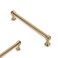 ZAUYX 10 Pack 5 Inch Hole Center Champagne Bronze Cabinet pulls 100 Solid Heavy Duty Warm Brass Dresser Pulls Cabinet Drawer Pulls for Kitchen Cupboard Hardware