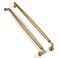 ZAUYX 2 Pack 12 Inch Hole Center Champagne Bronze Cabinet pulls Solid Heavy Duty Cabinet Pull Cabinet Handles Kitchen Cabinet Hardware Vanity Handles Bathroom Cabinet pulls