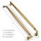 ZAUYX 2 Pack 12 Inch Hole Center Champagne Bronze Cabinet pulls Solid Heavy Duty Cabinet Pull Cabinet Handles Kitchen Cabinet Hardware Vanity Handles Bathroom Cabinet pulls