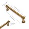 ZAUYX 2 Pack 334 Inch Hole Center Antique Brass Cabinet pulls 100 Solid Heavy Duty Dresser Pulls Cabinet Drawer Pulls for Kitchen Cupboard Hardware