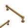 ZAUYX 2 Pack 334 Inch Hole Center Antique Brass Cabinet pulls 100 Solid Heavy Duty Dresser Pulls Cabinet Drawer Pulls for Kitchen Cupboard Hardware