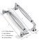 ZAUYX 2 Pack 5 Inch Hole Center Polished Chrome Cabinet pulls Solid Heavy Duty Cabinet Pull Cabinet Handles Kitchen Cabinet Hardware Vanity Handles Bathroom Cabinet pulls