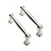 ZAUYX Solid HeavyDuty 10 Pack 3 Inch Hole Center Vibrant Polished Nickel Cabinet pulls is Suitable for Kitchens cabinets vanities Bathroom cabinets