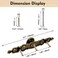 Zernmiarder 5pcs Antique Bronze Cabinet Knobs and Pulls 334 inch Hole Centers Vintage Drawer Knobs with Plate Retro Dresser Pulls Metal Cabinet Hardware for Drawer Dresser Closet