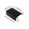 ZLYY 6 pcs 50mm20in Length Black Cabinet Handles Modern Finger Edge Pulls for CabinetsMatte Black Drawer Pulls Kitchen Tabs Pull Hardware Aluminum Hidden Cabinet Kitchen Drawer Handles Knobs
