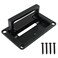 Zorfeter Black Recessed Pull Handles with Mount Screws Hatches Pull Handle 35x24 Inch Flush Lift Recessed Door Handle for Toolbox Deck Hatch Chest Case
