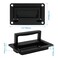 Zorfeter Black Recessed Pull Handles with Mount Screws Hatches Pull Handle 35x24 Inch Flush Lift Recessed Door Handle for Toolbox Deck Hatch Chest Case