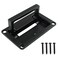 Zorfeter Black Recessed Pull Handles with Mount Screws Hatches Pull Handle 35x24 Inch Flush Lift Recessed Door Handle for Toolbox Deck Hatch Chest Case