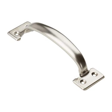 National Hardware N349001 V671 Stainless Steel Pull Handle for Closet Doors and Drawers 612 in Length with Fasteners Included for Interior Closet Door Hardware Applications