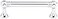 Top Knobs TK802PC Serene Collection 334 Kara Pull Polished Chrome