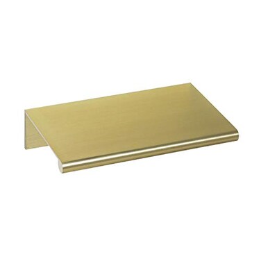 CKP 33063 in Brand Back Mount Finger Edge Pull Brushed Brass