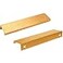 LC LICTOP 59 Inch Dark Gold Finger Pulls 6Pcs 504 Inch Hole Spacing Aluminum Alloy Edge Pulls Furniture Handle Back Mount Concealed Handles for Cabinets Cupboard Drawer Dresser Wardrobe