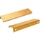 LC LICTOP 59 Inch Dark Gold Finger Pulls 6Pcs 504 Inch Hole Spacing Aluminum Alloy Edge Pulls Furniture Handle Back Mount Concealed Handles for Cabinets Cupboard Drawer Dresser Wardrobe