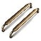 Goo-Ki GooKi 2 Pack 5 Inch 128mm Hole Center Cabinet Pulls Antique Brass Zinc Alloy Kitchen Drawer Pulls Drawer Handles 54 Inch Length 2202GT128