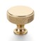 Amerdeco 10 Pack Gold Knurled Cabinet Knobs Kitchen Cabinet Handles for Drawer Dresser Cupboard and Wardrobe ZH0036
